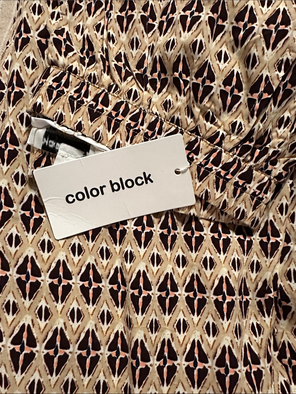 NWT: Color Block Viscose Pant